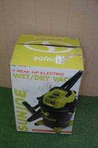 lot 114 image: Sun Joe 5-Gallon 7HP WetDry Vac with Cleaning Attachments