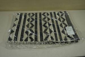 lot 125 image: Project 62 Accent Rug -BlackOff White, 30x48