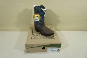 lot 132 image: Smoky Mountain Boots -Kids Size 1, BlueBrown