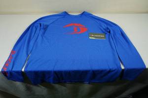 lot 191 image: Blackfish UPF 30 Long Sleeve Cooling Angler Shirt -XL, Blue
