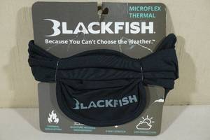 lot 196 image: Blackfish Microflex Thermal Neck GaiterHeadbandFace Shield -Black
