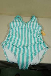 lot 201 image: Kona Sol Womens Swim Suit -Size 16W, Turquoise