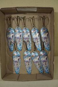 lot 220 image: 9 Nascar Fishing Spoons -6