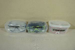 lot 71 image: 3 Cressi Swim Masks