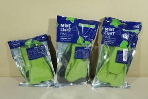 lot 76 image: 3 Pairs Mini Light Swim Fins For Kids