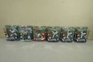 lot 104 image: 6 McFarlane Action Figures -Alex Rodriguez, Bryce Harper, Tim Tebow