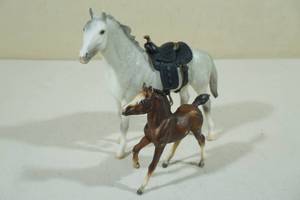 lot 119 image: 2 Vintage Breyer Horses