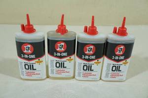 lot 173 image: 4 Bottles 3-In-1 Multi-Purpose Oil