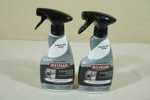 lot 174 image: 2 Bottles Weiman Stainless Steel Cleaner and Polish