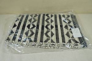 lot 189 image: Project 62 Accent Rug -WhiteBlack