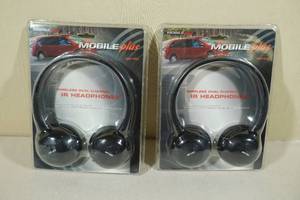 lot 190 image: 2 Wireless Dual Channel IR Headphones