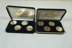 lot 192 image: 2 Sets Grand Casino Collector Coins