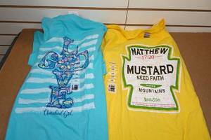 lot 368 image: 2 Religious Themed T-Shirts - Size Large