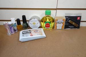 lot 373 image: Selfcare Products -Lip Balm, Eye Patches, Salve, Nail Polish, Oil, Soap