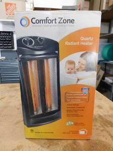 Comfort Zone  1500-Watt Electric Quartz Infrared Radiant Tower Heater