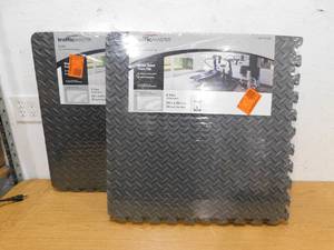 TrafficMaster  Dark Gray 24 in. W x 24 in. L x 0.47 in. T Gym Interlocking Flooring (24 sq. ft.) (12-Pack)