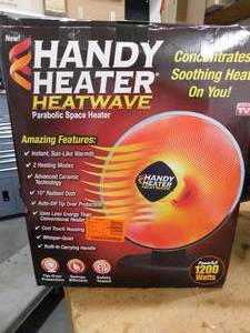1200-Watt Electric Ceramic Parabolic Space Heater