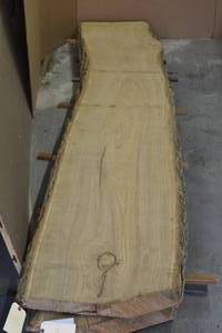 Elm Slab 122.5 Length 84 Thick 18-17-18 Ends and Middle Widths