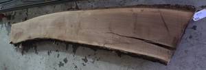 Black Walnut Slab 105.5 Length  84 Thick  12-12-13 Ends and Middle Width