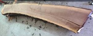 Black Walnut Slab 105.5 Length  84 Thick  12-11-13 Ends and Middle Width