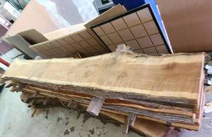 Red Cedar Slab 111 Length  124 Thick  13-14-15 Ends and Middle Width