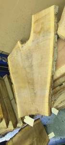 Black Walnut Slab 37 Length  104 Thick  14-23-10 Ends and Middle Width