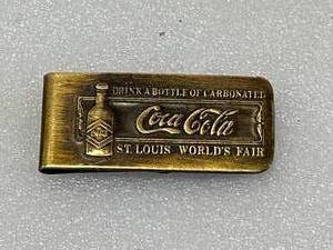 Coca Cola Brass Money Clip