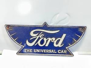 Cast Iron The Universal Car Sign  Plaque 15 Inches Wide