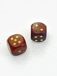Pair of Wooden Dice