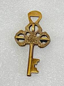 Ornate Brass Monastery Key