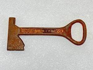 Cast Iron Dixie Beer Co. Fireman Axe Bottle Opener 4 � Inches