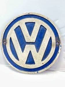 Volkswagen VW Cast Iron Sign  Plaque 9 Inches
