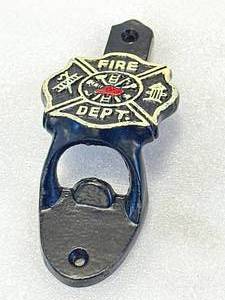 Cast Iron Fire Dept. Bottle Opener