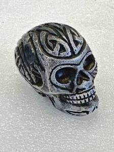 Unique Aluminum Skull 2 Inch Wide
