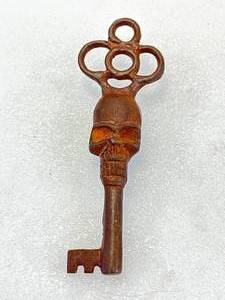 Cast Iron Skull Key 5 Inches Long