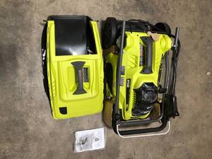 lot 2 image: RYOBI  16 in. 13 Amp Corded Electric Walk Behind Push Mower Open Box Customer returns Review all pictures