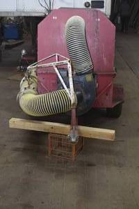 lot 7 image: Trac-Vac Pull Behind Yard Vacuum