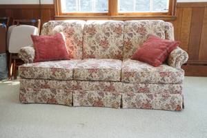 floral design sofa