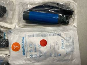 Lot Of New In Package BritePro Solo Single-use, Fiber-optic Laryngoscope system that conveniently packages disposable handle, light source and blade within a single, sterile pack