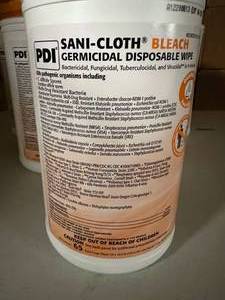MSRP $160  6 canisters&nbsp&nbspPDI Sani-Cloth Bleach Wipes,&nbsp65Canister, 6 CanistersCarton (P25784CT)&nbsp exp. 0623