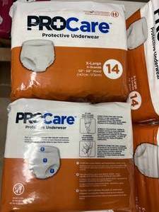 LOT OF DISPOSABLE UNDERWEAR