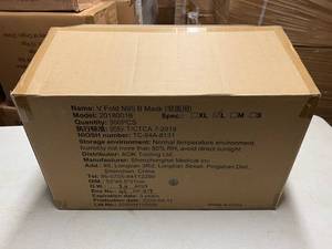 RESELLERS ALERT WOW Selling On Ebay For $1200 Per Case $4800  4 Cases Premium N95 NIOSH Approved V Fold Disposable Foldable Mask Adjustable Straps Soft Silicone Seal (Anti-Fog Properties) Large Size 300Case x 4 Cases  1200 Masks In this Lot