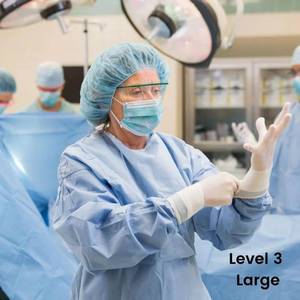 MSRP $4000  4 Cases&nbspSMS (Barrier Protection) Fabric Level 3 Reinforced Surgical Gowns -&nbspAAMI&nbspLevel&nbsp3&nbspsurgical&nbspgowns&nbspare to be used in procedures with a moderate risk of exposure - 50Case Size Large Expiration 124