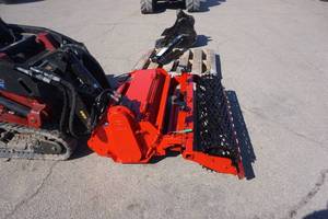 lot 35 image: Toro Dingo Mini Skid Mount 4 Hydraulic Soil Cultivator, Tiller, Power Rake, Cultipacker