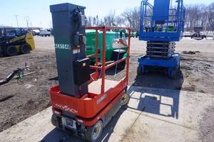 lot 13 image: 2014 Sky Jack Model SJ16 Vertical Mast Lift