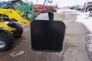 lot 24 image: Brand New Made In America Universal Mount Bobcat Skid Loader Skid Steer 98 Snow Pusher