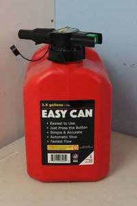 lot 8 image: NEW - Easy Can 2.5 Gal. Gasoline Can with FMD MSRP $25.48
