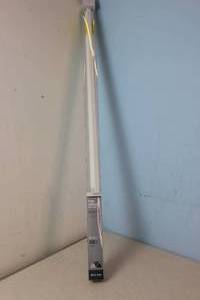 lot 107 image: NEW - Cut-to-Size White Cordless Room Darkening Vinyl Roller Shades 37 in. W x 78 in. L