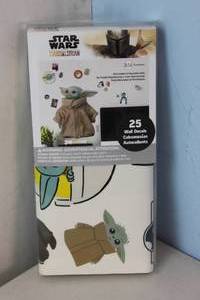 lot 168 image: NEW - RoomMatesThe Mandalorian The Child Peel and Stick Wall Decal