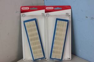 lot 169 image: NEW - 2 X Oregon Genuine OEM Replacement Air Filter # 30-112D